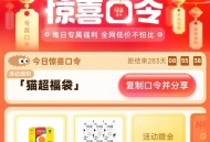 猫超右下角输入：猫超福袋 ,目前有1亓  ,注意猫超咔别过期了 ​​​